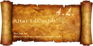 Ajtai László névjegykártya